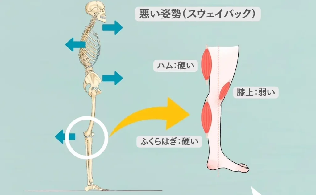 反張膝の原因