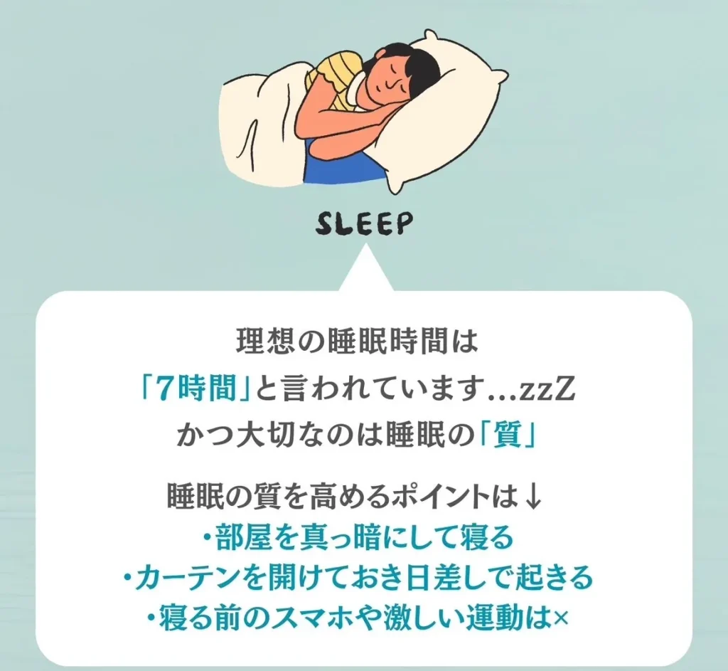 睡眠は「７時間」がベスト