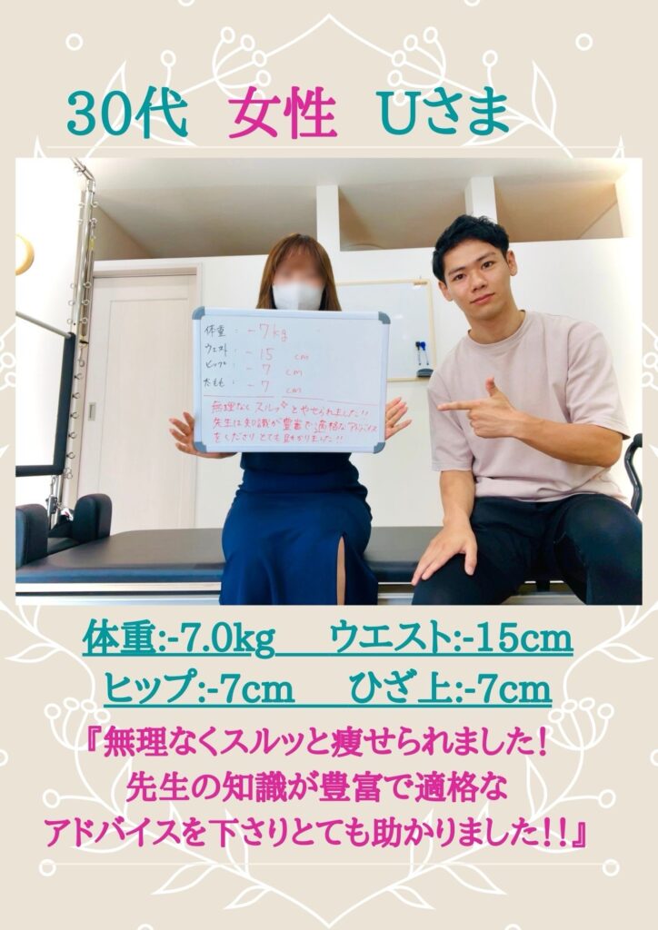 7キロのダイエットに成功