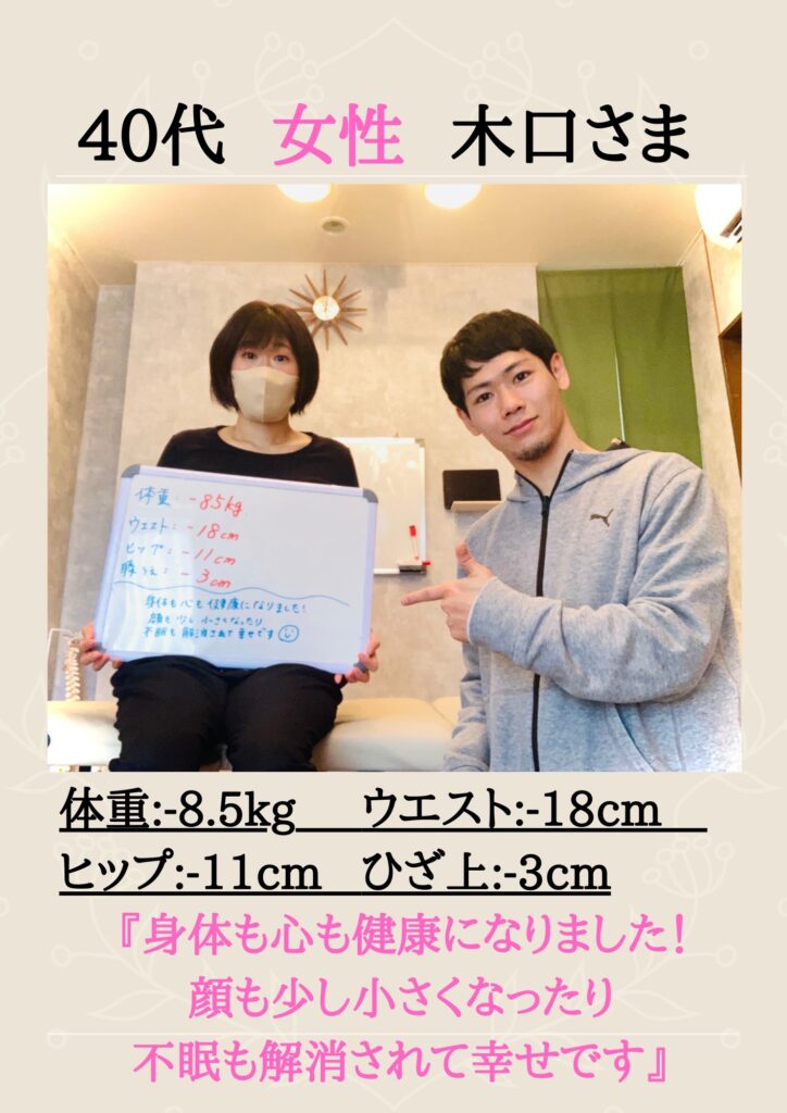 40代女性のダイエット結果