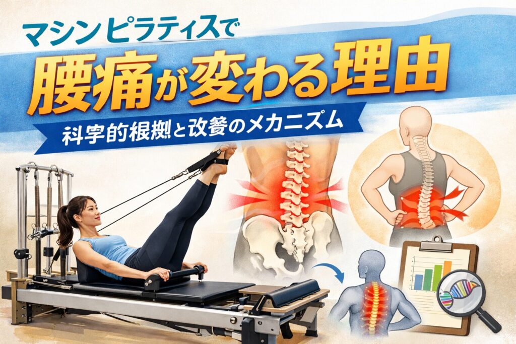 マシンピラティスで腰痛が変わる理由｜科学的根拠と改善のメカニズム