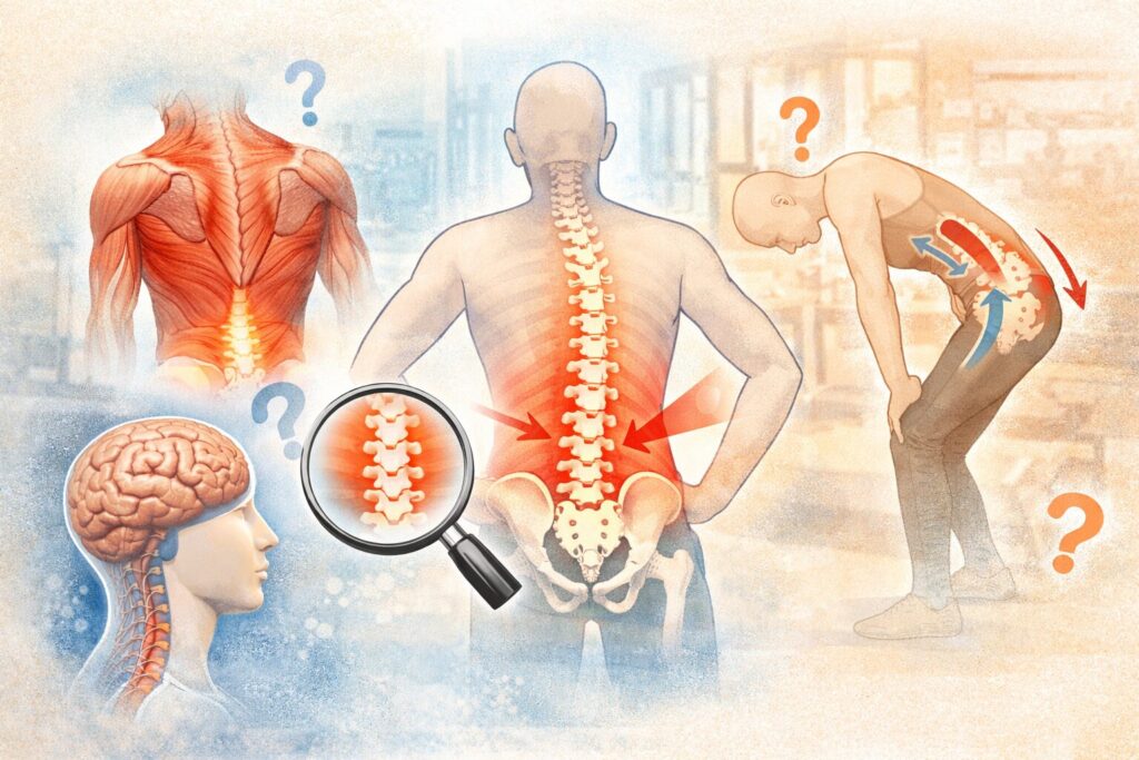 腰痛の原因とマシンピラティスの関係性